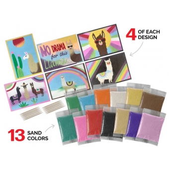 ArtiSands™ Color With Sand - No Drama Llama, Makes 24